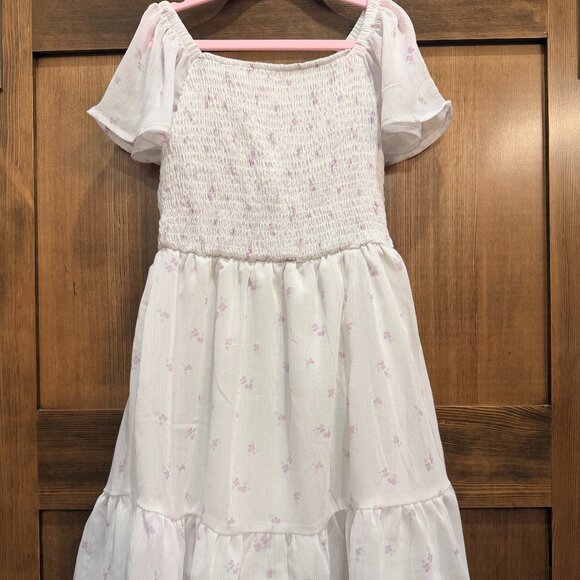 CAT & JACK IVORY SMOCKED DRESS - Picture 1 of 4
